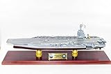 USS Gerald R Ford CVN-78 Ford Class Carrier Model, Navy,Scale Model,Mahogany,24 inch