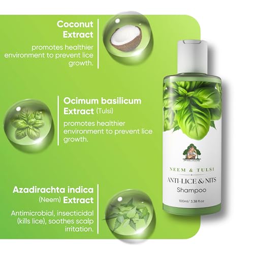 Image of Neem & Tulsi Anti-Lice & Nits Shampoo