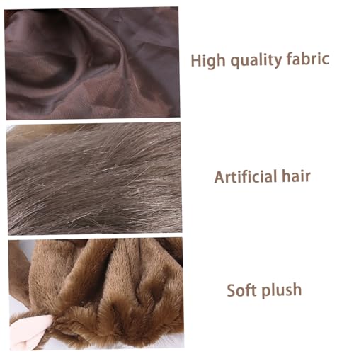 Costume chaud d'hiver pour chien perruque confortable en corne