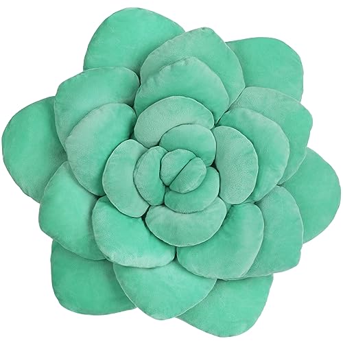 Image of OtGalk Hand-Stitched Plush Decorative Throw Pillow. Plant-Shaped Pillows and Flower Pillows, Plush Cushions for Bedroom and Home Decoration, 19.7in/50CM