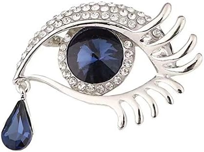 Tear of Angel Rhinestone Brooch Pin