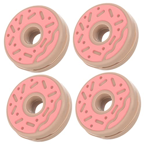 BRIGHTFUFU Tennis Dampeners Set 4 Pack Silicone Vibration Dampener for Racket Easy to Install for Tennis Players