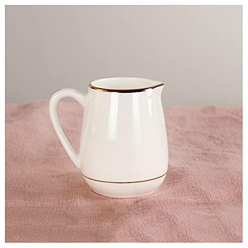 Sauce Boat Gravy Boats Serveware Dining Gravy Boat Phnom Penh Bone China Milk Jug Creamer Pitcher Restaurant Sauce Cup Coffee Syrup Jug With Handle Cream Jug Very Suitable For Kitchen Coffee Sugar Hon #TOP9