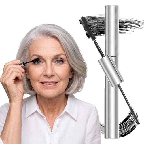 Jutqut Tubing Mascara for Mature Lashes – Black, Warm-Water Removable