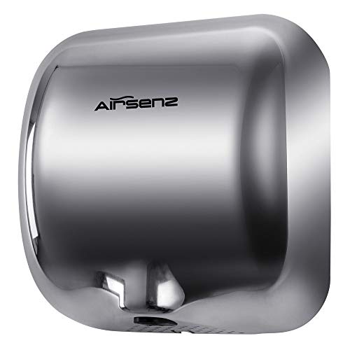 AIRSENZ i-Force Hand Dryer | Electric | Automatic | High Speed | Heavy Duty (Chrome)