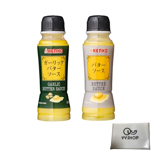 ケンコーマヨネーズ 2種セット ガーリックバターソース 205g バターソース 200g 詰め合わせ +オリジナルポケットティッシュ付