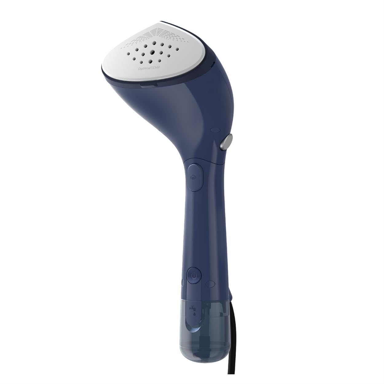 Philips Défroisseur à Main Série 7000 - Steamer 1500W, Vapeur 28g/min, Technologie OptimalTemp, Semelle Métal, Réservoir 100 ml, prêt en 30 sec, Pochette & gant, Léger 865g, Deep Azur (STH7020/20)
