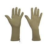 Foxgloves Grip Gardening Gloves – Over the wrist protection with silicone grip ovals on palm (Moss Green, Medium)