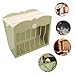 POPETPOP Bunny Feeder Reusable Rabbit Food Holder with Hanging Design Durable Storage Rack for Pets Easy to Clean and Refill for Rabbits Guinea Pigs and Hamsters