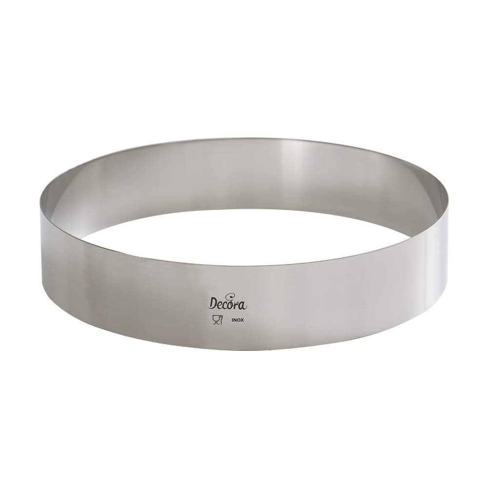 Decora 0063728 Cerchio Inox Ø 28 X H 4,5 Cm
