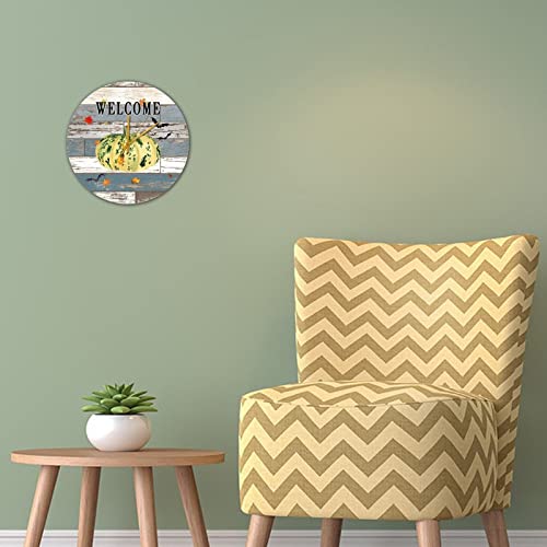 Horloge en bois de qualité supérieure, cadran citrouille rétro 38cm à pile