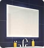 Fleurco MHA4836 Halo Mirror 48' W x 36' H with Defogger and Light