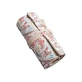 Paket Stift Tasche Irinay Stationery Geschenkpapier Tasche Langlebigem Segeltuch Chic Aufrollbar Faltbare Bleistift Tasche Tasche 48 Slots Pen Aufbewahrung R Tasche Fur Schule Buro 62 * 21Cm 48 Slots