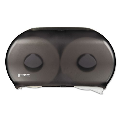 San Jamar R4000TBK Toilet Tissue Dispenser - Holds (2) 9 Rolls by San Jamar