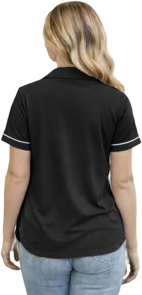 USBD Post Mastectomy Shirt with Drain Pockets Lapel Collar Post Op Button Down Recovery Tops - Image 4