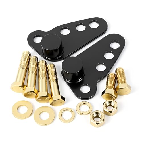 Image of 1-2 inch Or 1-3 inch Rear Adjustable Lowering Kit Fits For 02-16 Harley Touring Bikes /Street Glide /Electra Glide /Ultra Glide /Road King with Hard Saddlebags Only /Standards 2002 2003-2014 2015 2016