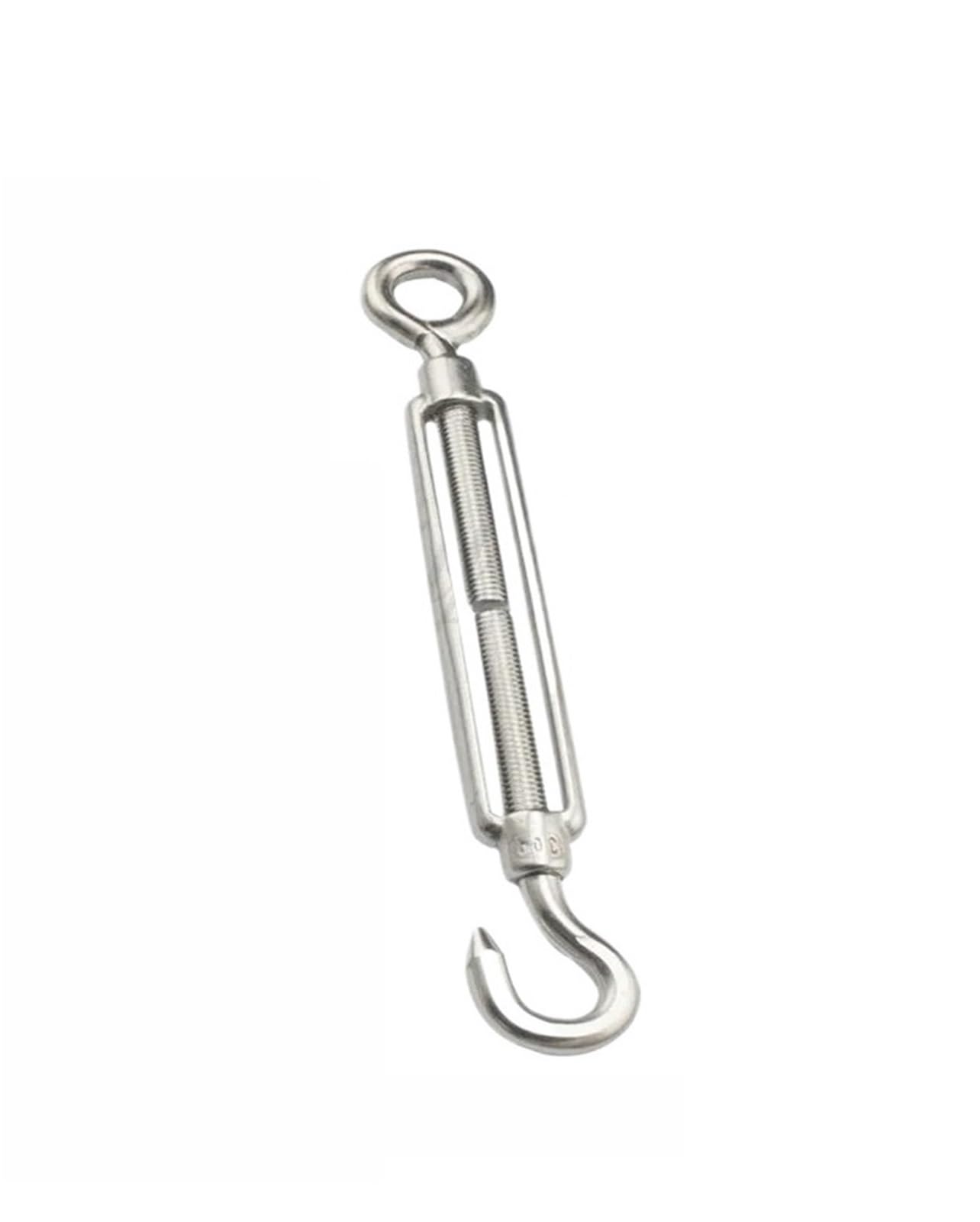 Lot de 5 tendeurs chaîne réglables en Acier Inoxydable 304, M4, M5, M6, M8, M10, Crochets et œillets, tendeur câble métallique, Type Oc Tendeurs(M8)