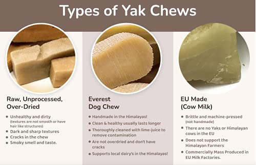 Everest Dog Chew Yak Masticare per Cani, Cane