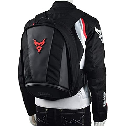 Motorcycle Helmet Backpack Waterproof Cycling Backpack Oxford Cloth Racing Backpack Leisure Travel Bag Outdoor Sports Riding Travel Camping Hiking Backpack Cover