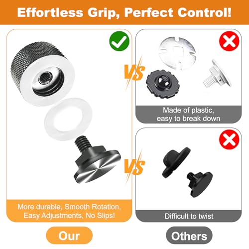 Image of Welding Hood Fasteners Upgraded Version Pipeliner Helmet Accessories Headgear Replacement Parts 1 Pair (Titanium Grey)