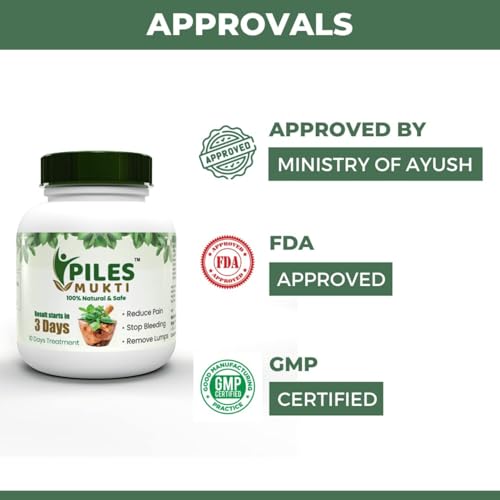 Image of Piles Mukti, Ayurvedic Medicine For Piles, Fissure & Fistula (Approved By Ministry Of Ayush)