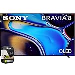 Sony K65XR80 BRAVIA 8 65 inch 4K HDR Smart OLED TV 2024 (Renewed) Bundle with 2 YR CPS Enhanced Protection Pack