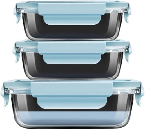 PVTK�K���X���H�i�ۑ��� �①�ɕۊǗp �����`�{�b�N�X �d�q�����W�Ή� �ٓ��� �I�t�B�X�p �H�i�O���[�h�̖��������`�{�b�N�X (720+450+450ml,�u���[)