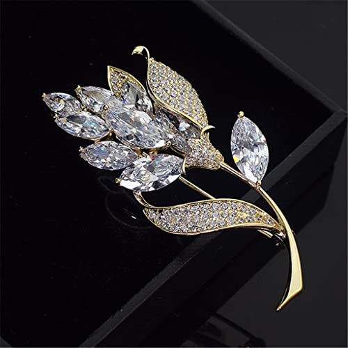 Broche rétro style Xiaoxiangfeng : élégance chic pour costume et robe - 4