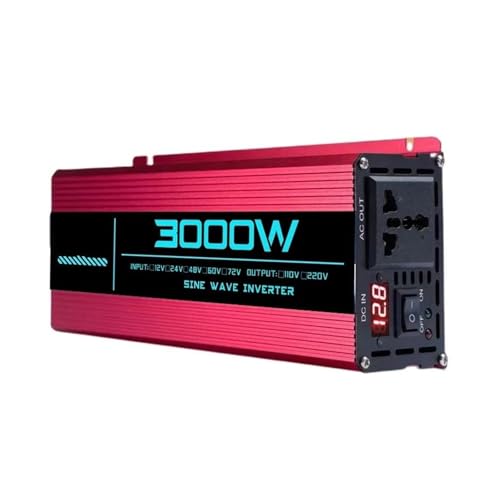 Convertisseur Puissance Voiture 24V 220V Onde Sinusoïdale 3000W Onduleur Solaire Performance