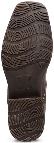 Image of Jousen Chelsea Boots Men Square Toe Ankle Mens Dress Boots Casual Slip On Boots for Men