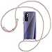 Produktbild mtb more energy® Handykette kompatibel mit Xiaomi Mi Note 10 Lite (6.47'') - roségold - Smartphone Hülle zum Umhängen - Anti Shock Full TPU Case