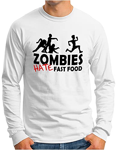 T-shirt manches longues OM3 blanc le cadeau idéal pour fan d'horreur