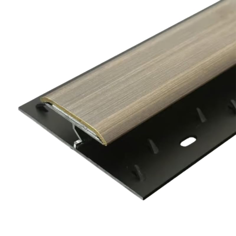 FloorPro Carpet to Carpet Doorbar - 0.9m - Dual/Double Edge - Aluminum Threshold Transition Door Trim Strip - Antique Bronze