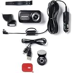 Nextbase 320XR Dash Cam Bundle with Rear Window Camera 2.5" HD 1080p Compact Car Dashboard Camera, Intellegent Parking Mode, Loop Recording, Rear 1080p Camera