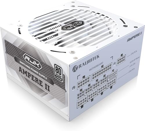 RAIJINTEK Ampere II 1200W Power Supply, 80 Plus Platinum, Cybenet...