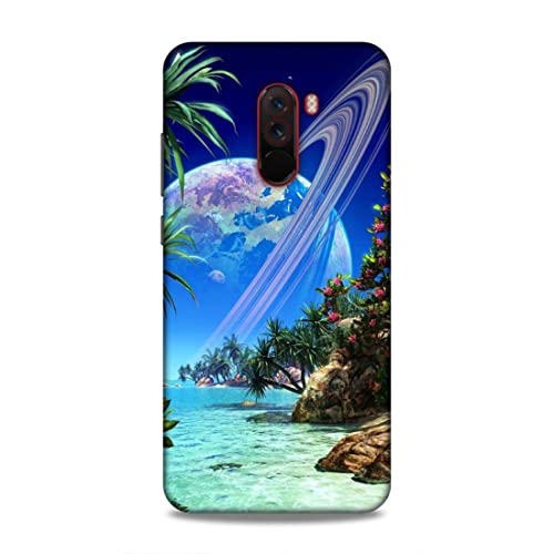 Image of Printed Mobile Back Hard Case Cover for Xiaomi Poco F1 | Beautiful Nature, Jupiter Planet A-2184