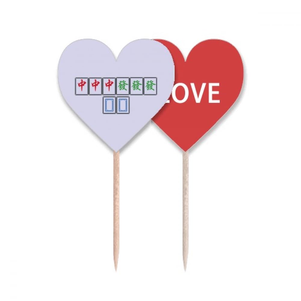 Drapeau Mahjong de Qualité Supérieure pour Pâtisserie et Buffet