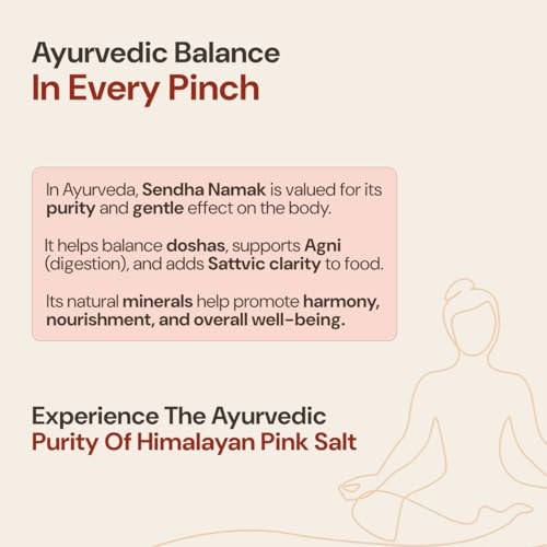 Image of Maharishi Ayurveda Himalayan Pink Salt | Pure, Unrefined Sendha Namak | Mineral-Rich Natural Salt for Daily Cooking | 1 kg