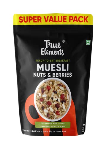 True Elements Muesli Nuts & Berries 700g - Image 2