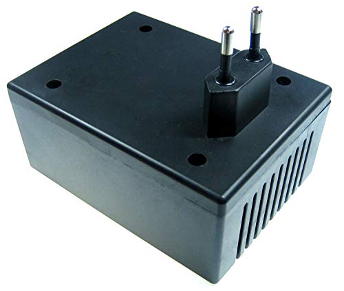 Kemo Electronic - Contenitore plastico nero 105 x 78 x 67 mm spina bipolare 10A integrata