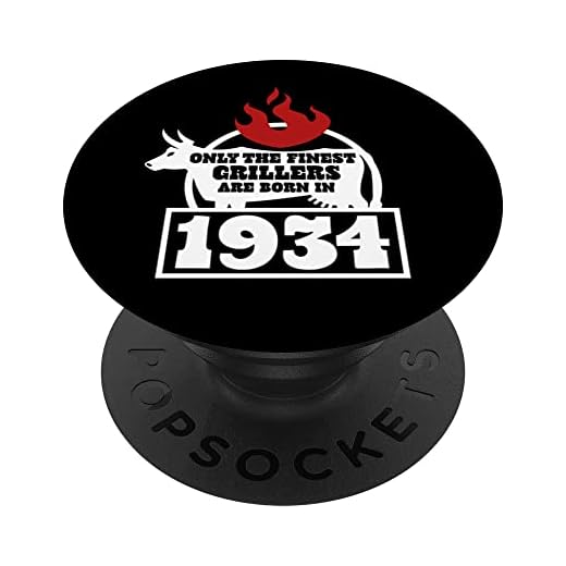Amante de la barbacoa nacido en 1934 - 88 cumpleaños PopSockets PopGrip Intercambiable