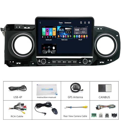 Radio para Toyota Tacoma 2016-2023 10.1" táctil QLED miniatura 7
