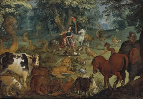 Lienzo Orpheus de Roelant Savery, póster artístico PMEFGJDPE de 60x90cm para dormitorio