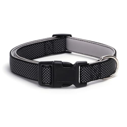 Collar Reflectivo para Perros Ajustable de Nylon y Neopreno