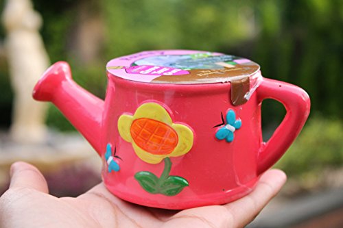 PK Green Grow Your Own Watering Can Plant Holder and Seeds (Pansy)