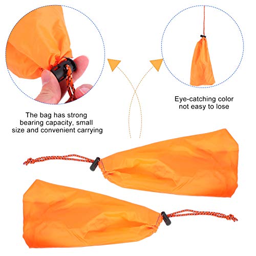 BESPORTBLE 2 conjuntos de estacas de corda para barraca de acampamento de aço galvanizado resistente