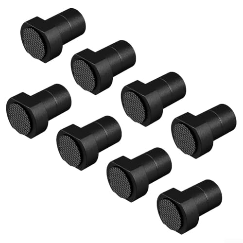 Hundeschelle aus Aluminiumlegierung, 8 Stück, maßgeschneidert für effiziente Holzarbeiten und Projektausführung, 20 mm, Schwarz