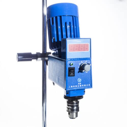 20L Electric Lab Digital Overhead Stirrer Mixer w/Stirring Sharft 2000rpm 220V