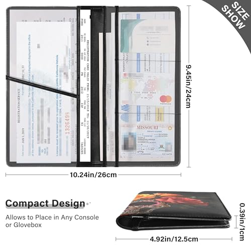 Organizador de Documentos para Auto Floral miniatura 3