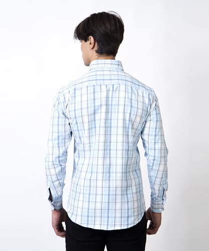 Image of TrapNation Men's Checkered Regular Fit Shirt